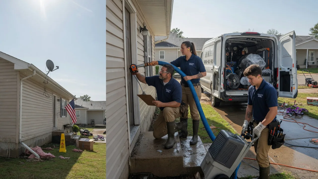 Ceiling Water Damage Restoration in Annada, MO near me